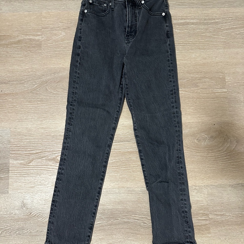 Madewell Women's Perfect Vintage Straight Leg Jeans in Charcoal